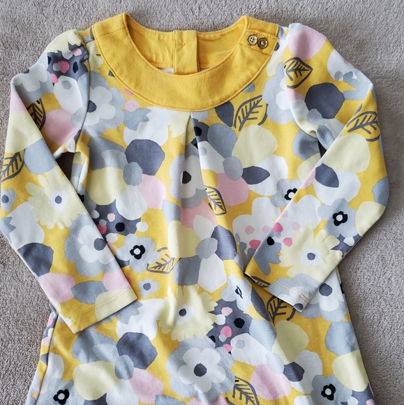 Gymboree Hello Yellow floral dress - Picture 3 of 4